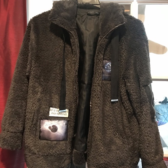 S-deer concept faux fur jacket